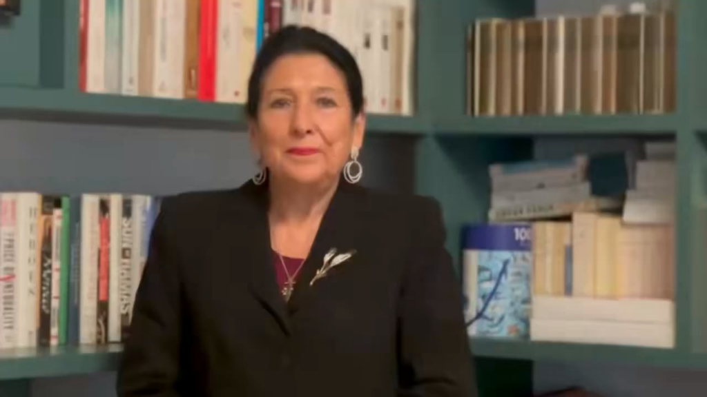 "Dear Volodymyr Zelenskyy and Ukrainian friends, 4 years on, Ukraine’s resilience proves Russia failed. We wish you a real peace that honors your will, sovereignty and territorial integrity. February is a reminder for Georgians too: occupation must end everywhere. Слава Україні!"