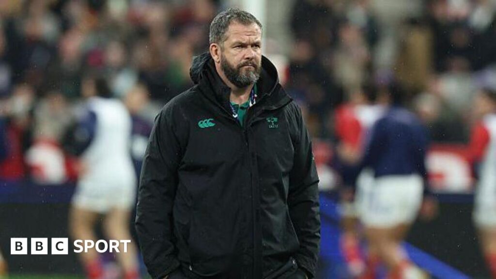 Andy Farrell in the Stade de France