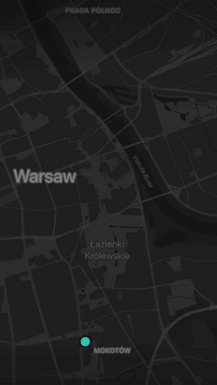 Running today from Mokotow back home in Praga Polnoc