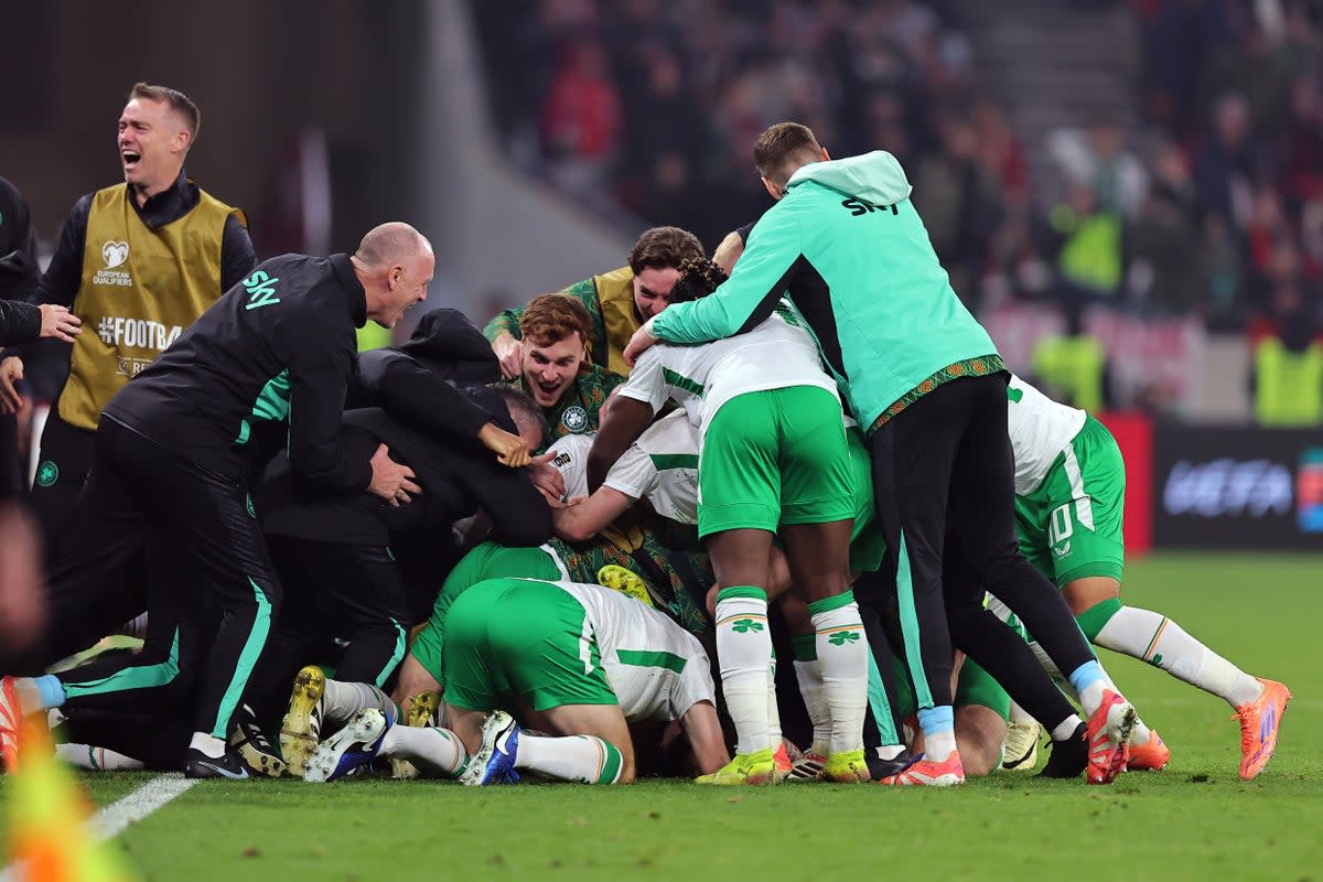 Parrott is the subject of an Irish pile-on after his Budapest heroics (Getty)