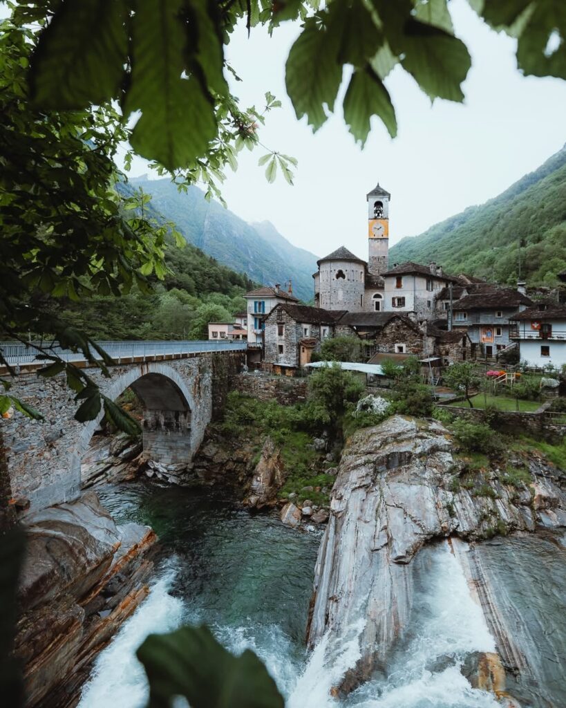 southern Switzerland, the stone villages of Valle Verzasca