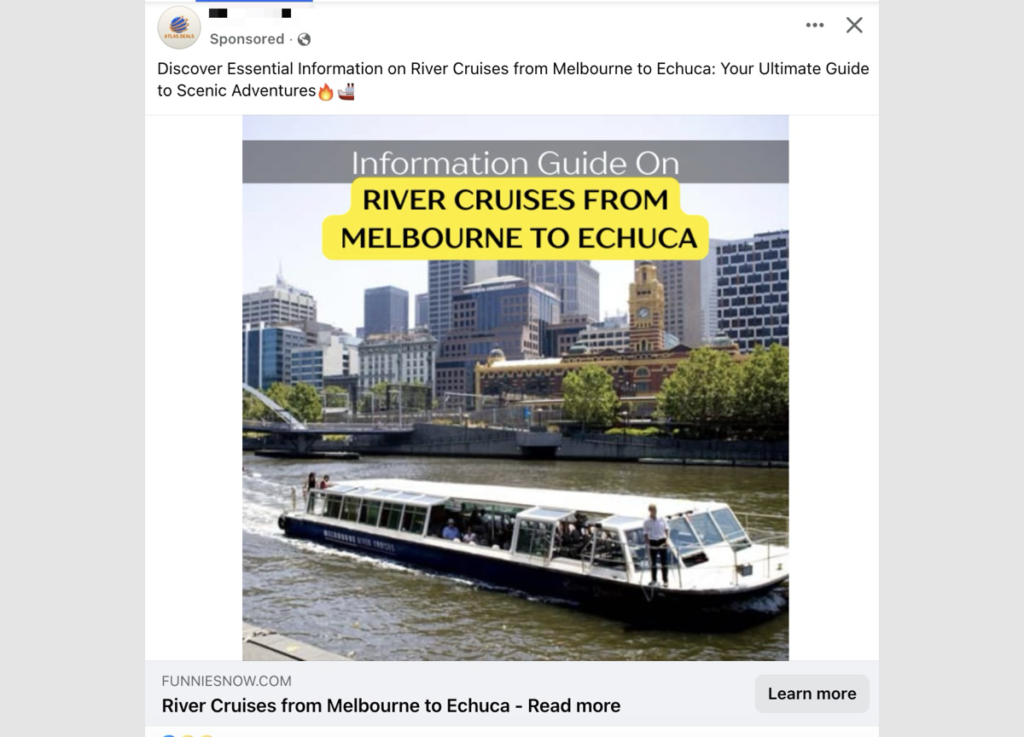 If I was them I'd make sure there was a river before promising a cruise like that.