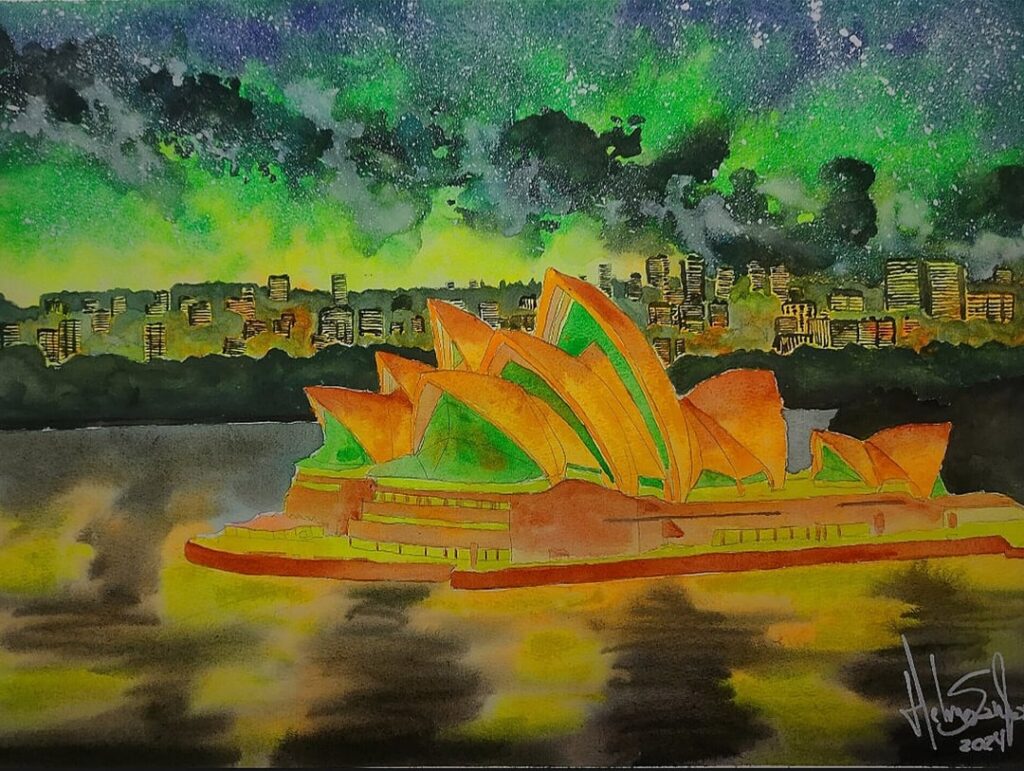 Hi everyone, how are you? I'm new here, and I'd like to share a painting I made. I hope it adds some art to your day.