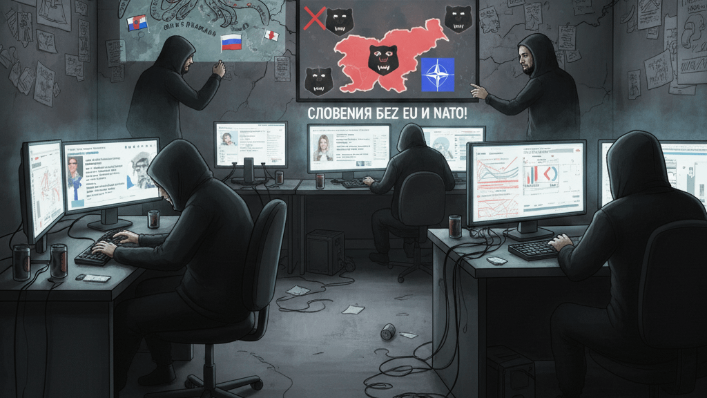 How Russia is waging an information war in Slovenia: networks, trolls and boosters