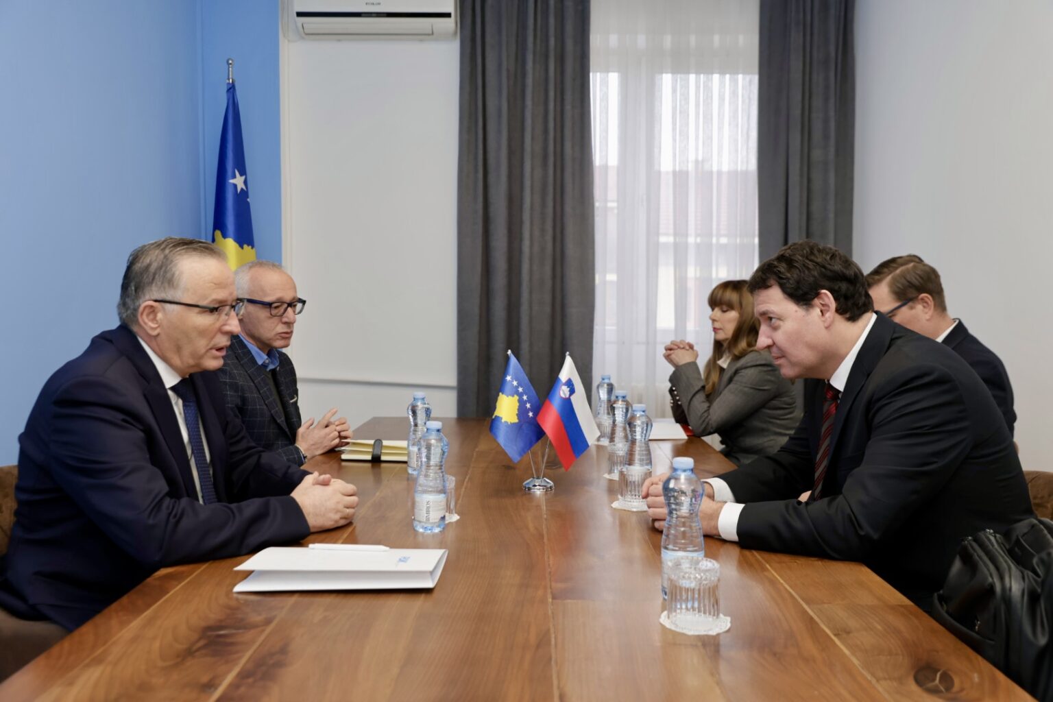 Hamza meets with Slovenia's representative for the Western Balkans, expresses gratitude for their support for Kosovo
