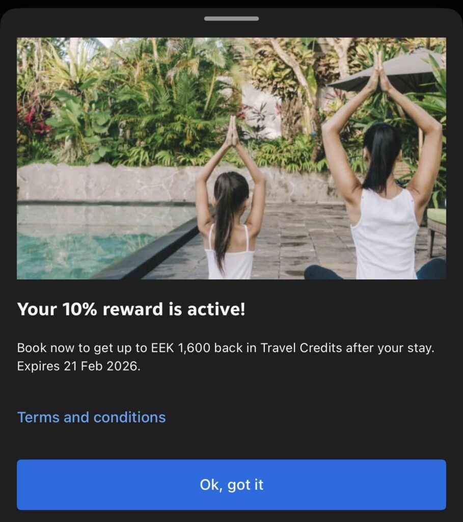 According to Booking.com, Estonia has not yet joined the eurozone