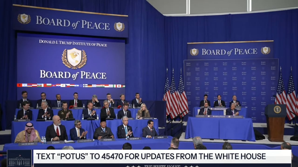 Nicusor Dan's speech at the peace council of the pedophile Donald Trump
