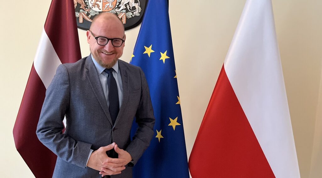 Raimonds Jansons, Ambassador of the Republic of Latvia to the Republic of Poland.