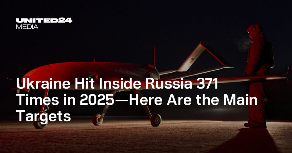 Ukraine’s 371 Strikes on Russia in 2025 Target Oil & Military Sites — UNITED24 Media