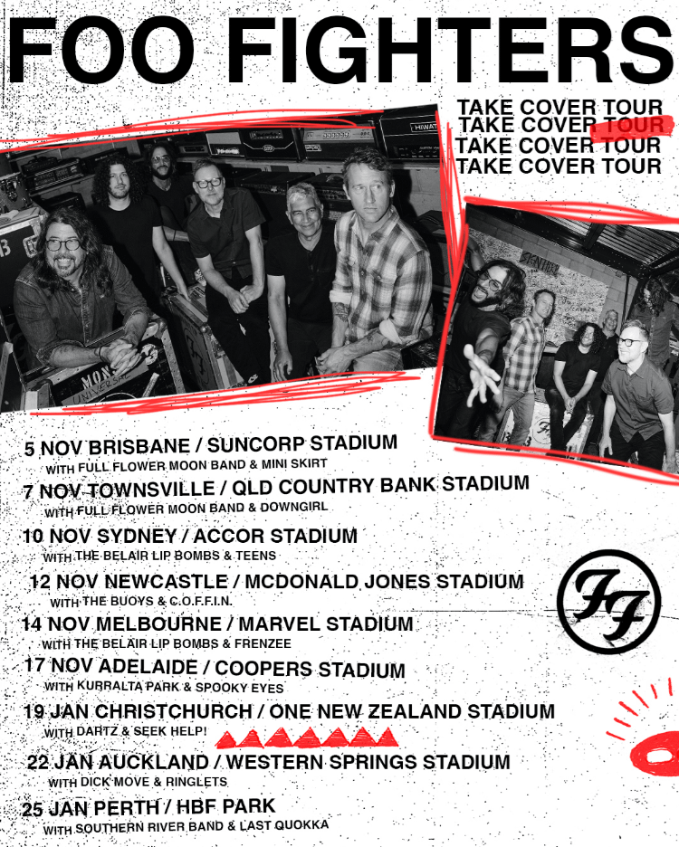 Foo Fighters Announce Australian & New Zealand Tour