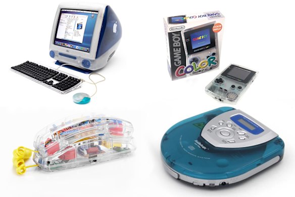 See-through tech is thought of as a 90s fad, though it really started earlier and carried on through the 2000s.