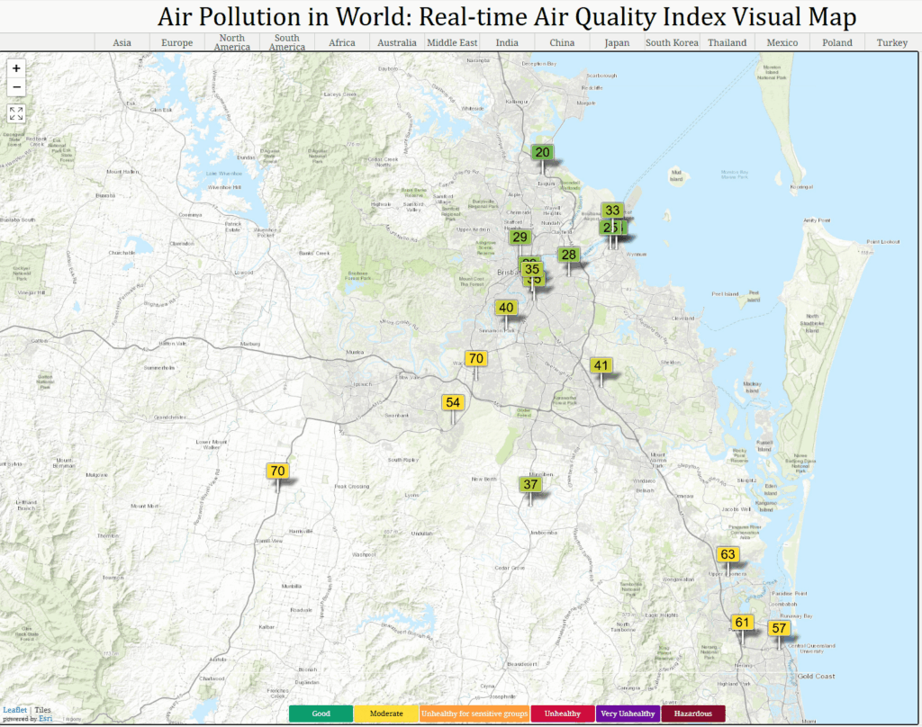 Any reason for poor-er air quality on the South Side today?