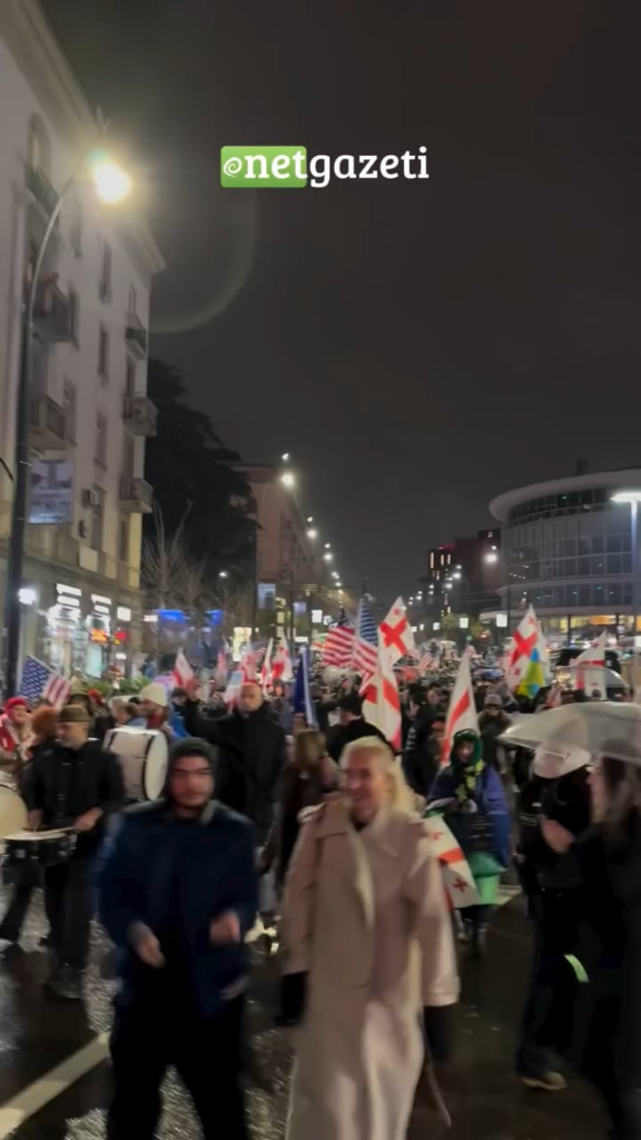 Tbilisi’s Weekly Saturday March Sets Off - Day 458 of Continuous Protests