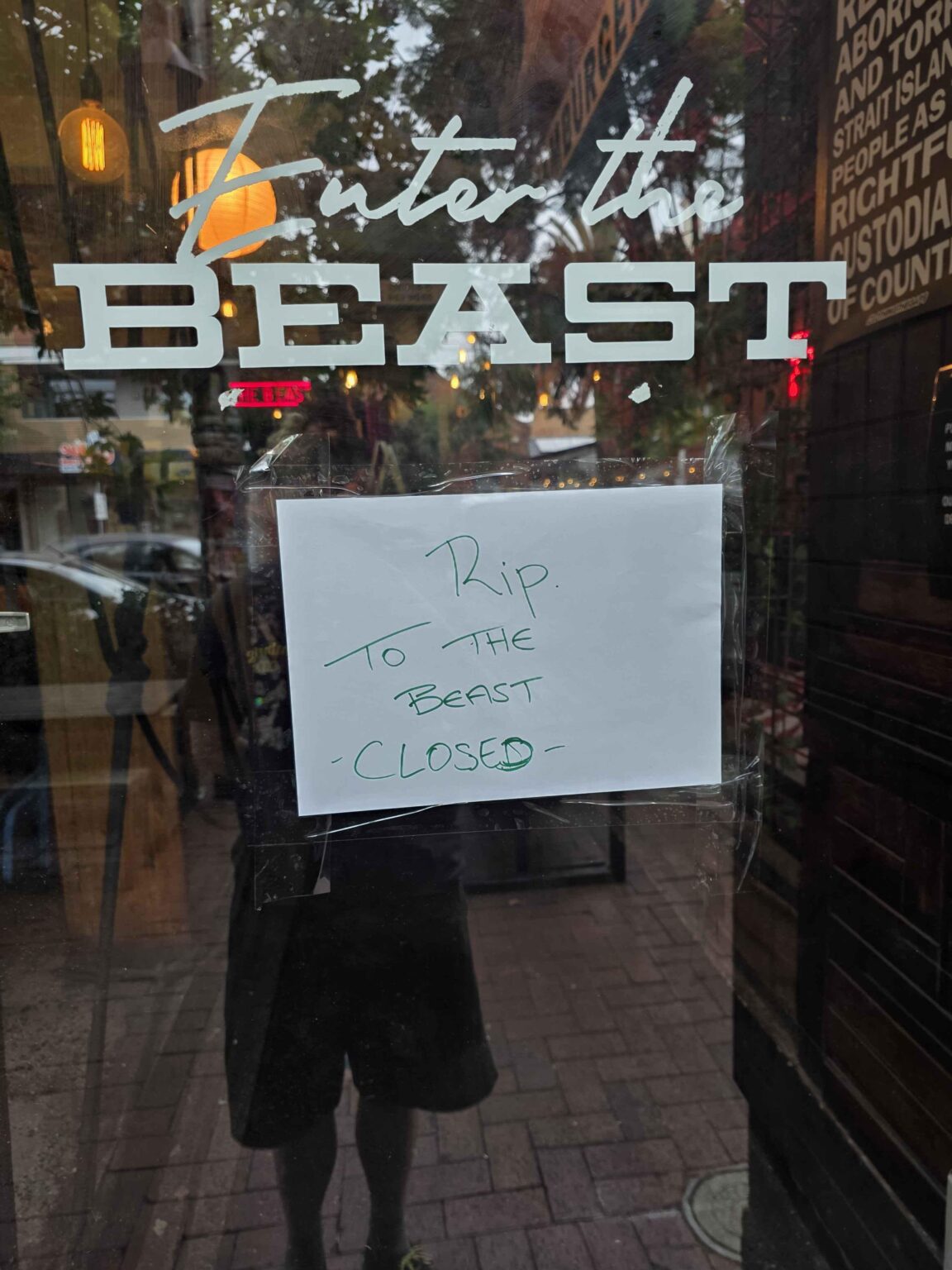 Anybody know what's going on with The Beast in Brunswick?