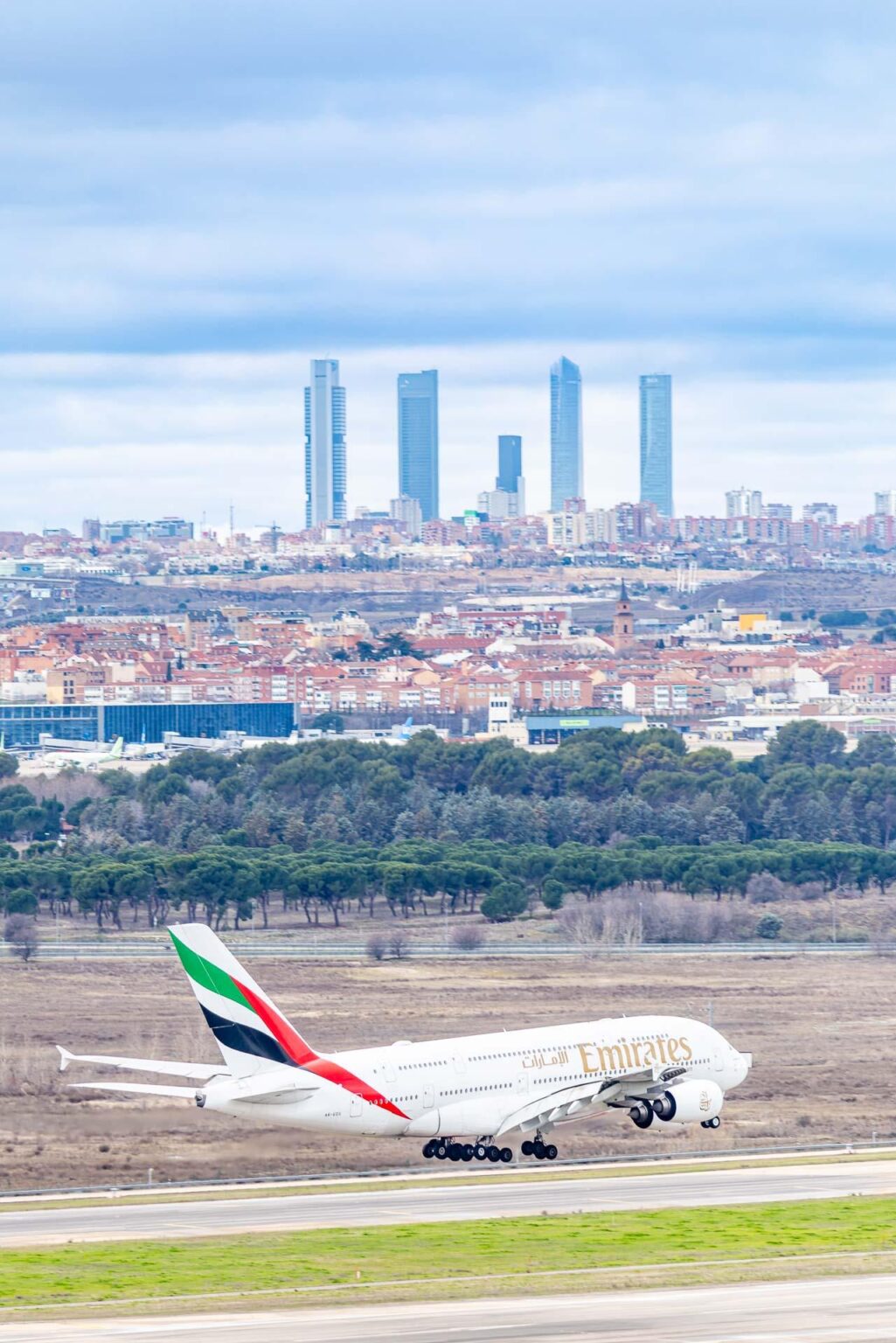 Airbus A380 at Adolfo Suárez Madrid Barajas airport