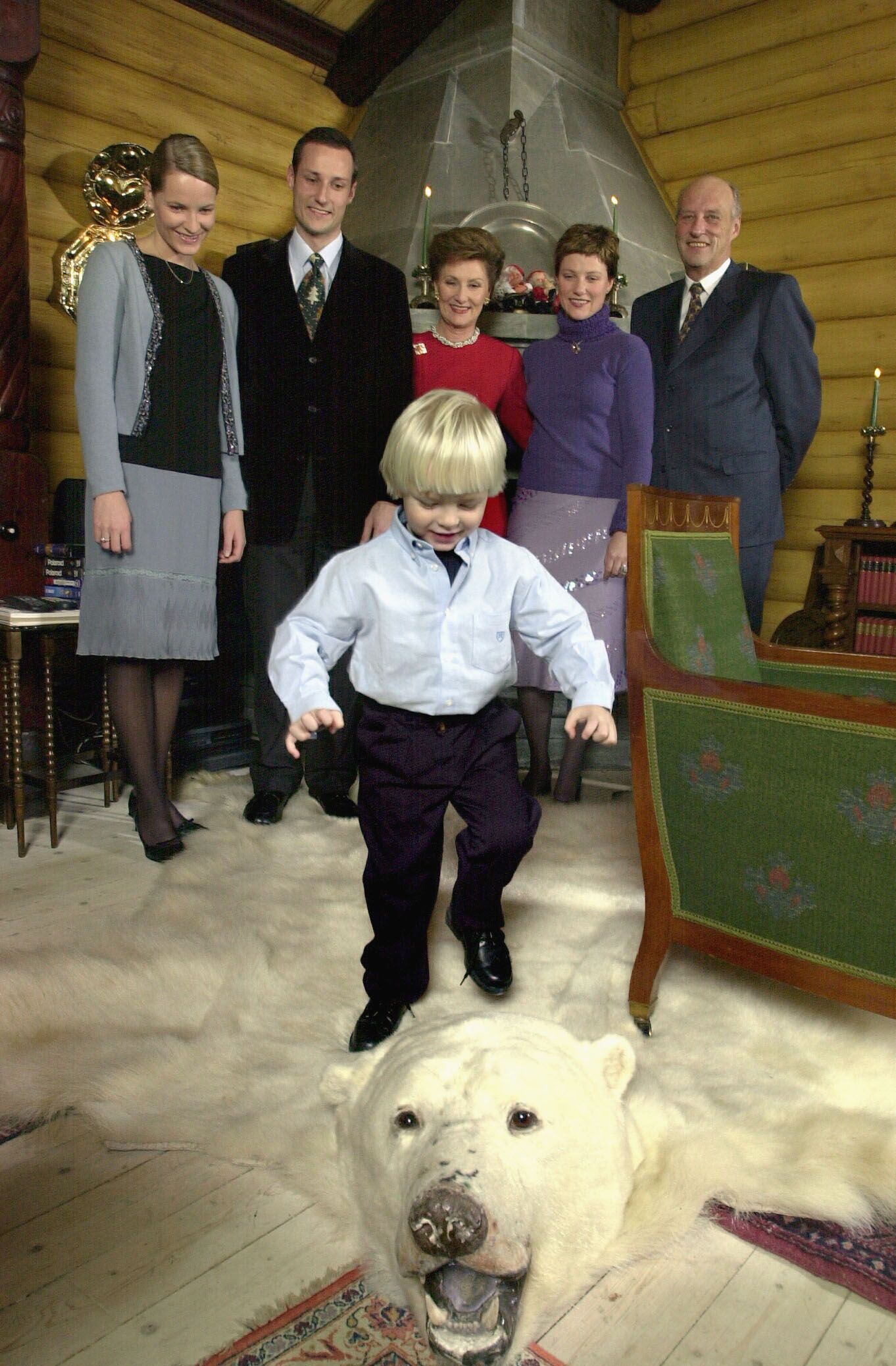 The Crown Princess has a son, Marius, from a previous relationship