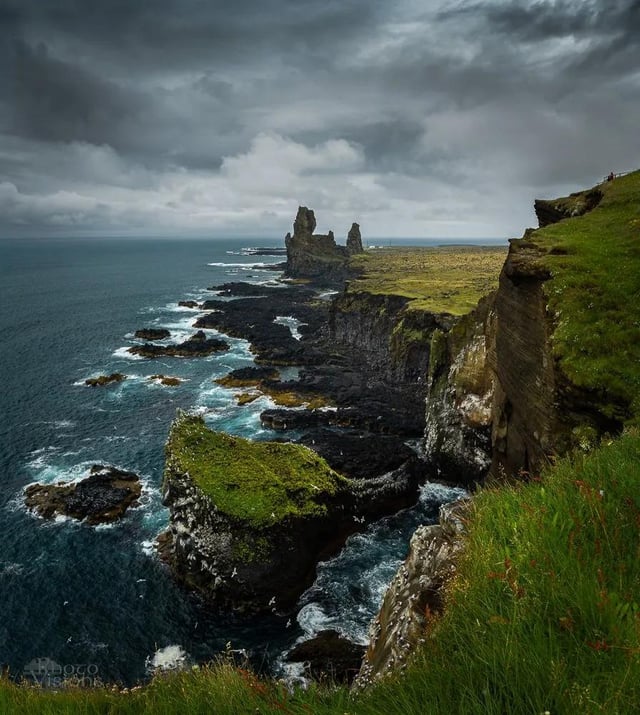 rocks, sea and waves