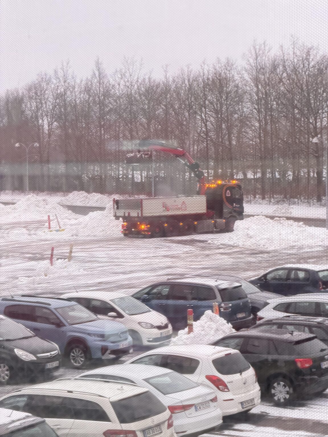 Away driving of snow