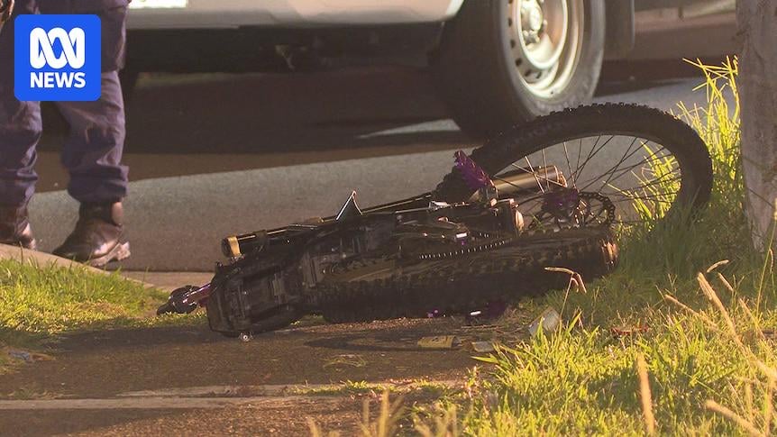 e-bike rider suffers head injuries in crash after being followed by police in south-west Sydney