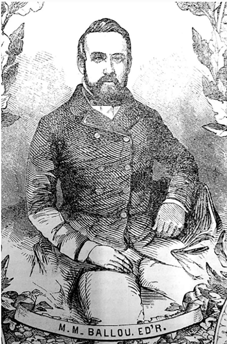 Maturin Murray Ballou, an American author who visited Malta in 1893. Photo: Wikipedia