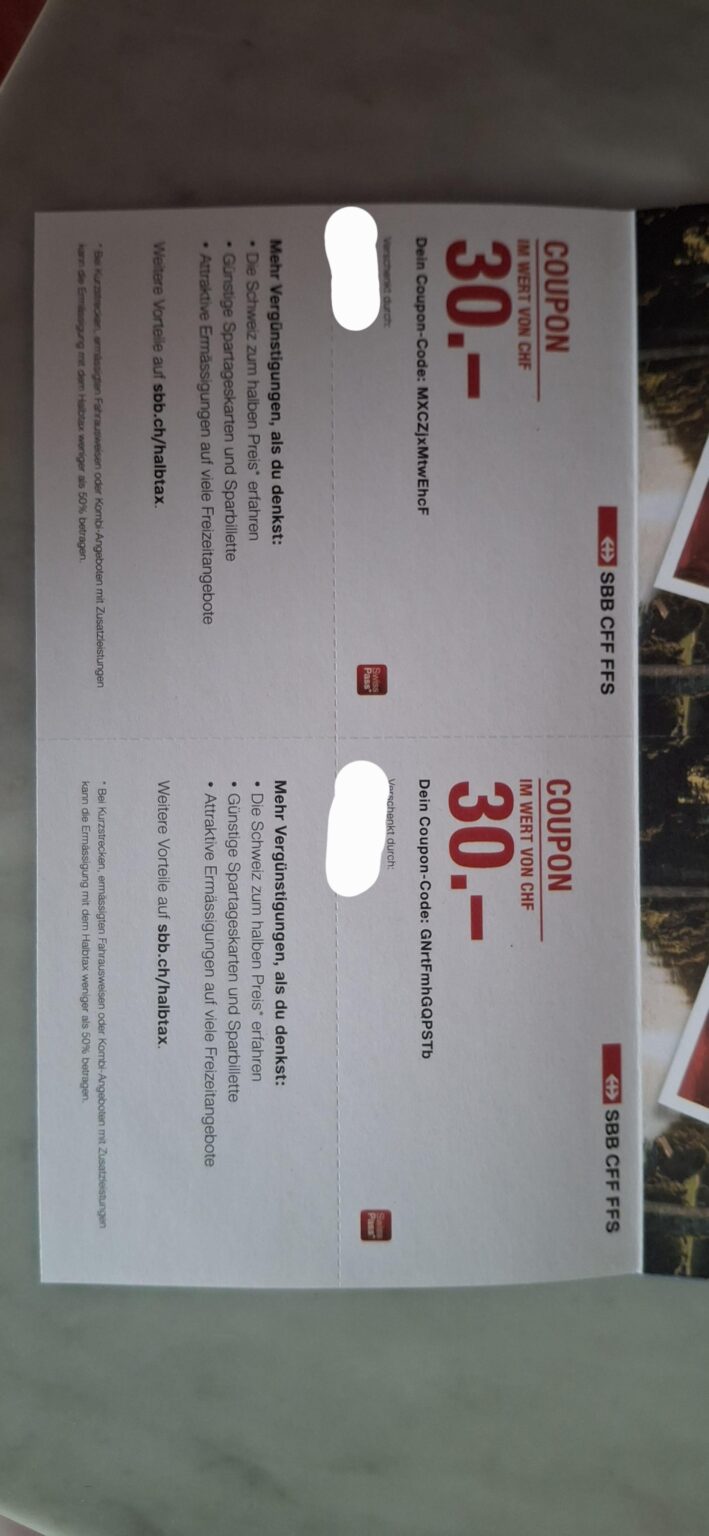 Half-fare voucher