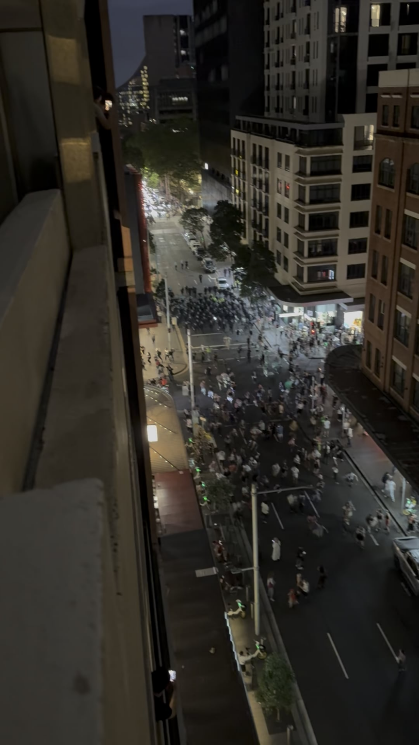 Police violence in Bathurst street