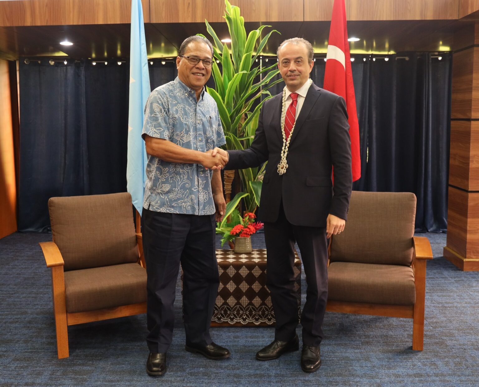 President Simina Receives Credentials of the Ambassador of Türkiye to the FSM – FSM Government