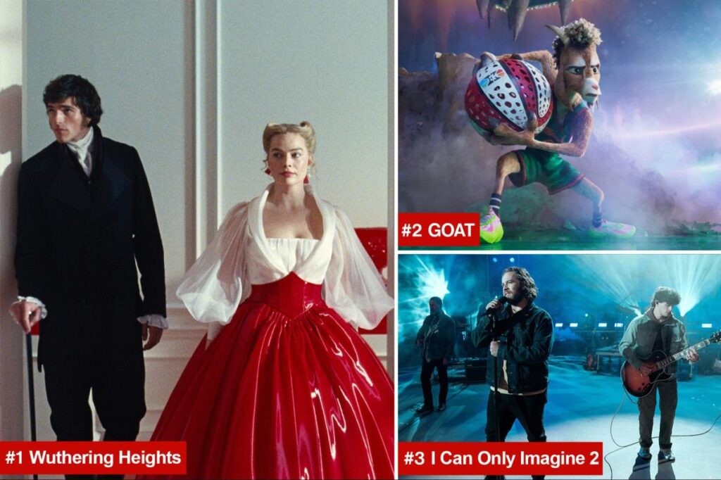 'Wuthering Heights' living up to the hype, No. 1 second Friday in a row