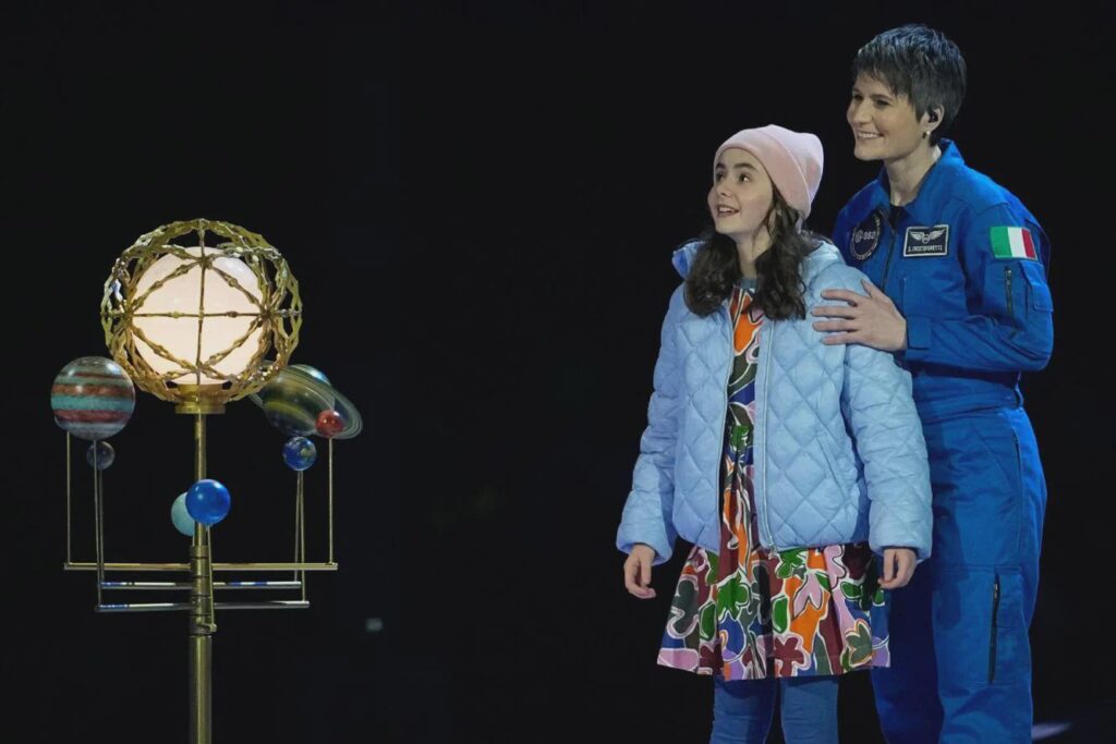 First Italian Woman in Space, Samantha Cristiforetti was apart of the Opening Ceremony for the 2026 Milano Cortina Winter Games