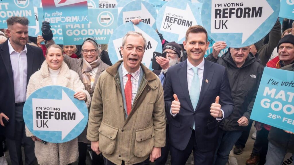 Farage distances himself from by-election candidate after calling for tax on childless couples