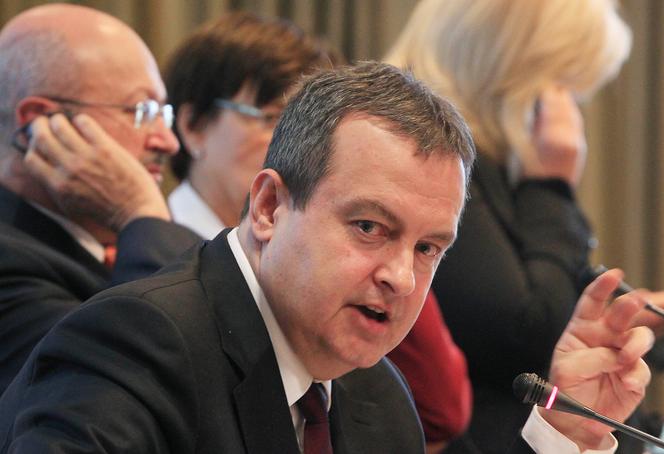 Serbian Foreign Minister Ivica Dacic in Warsaw, Poland, September 2015. 