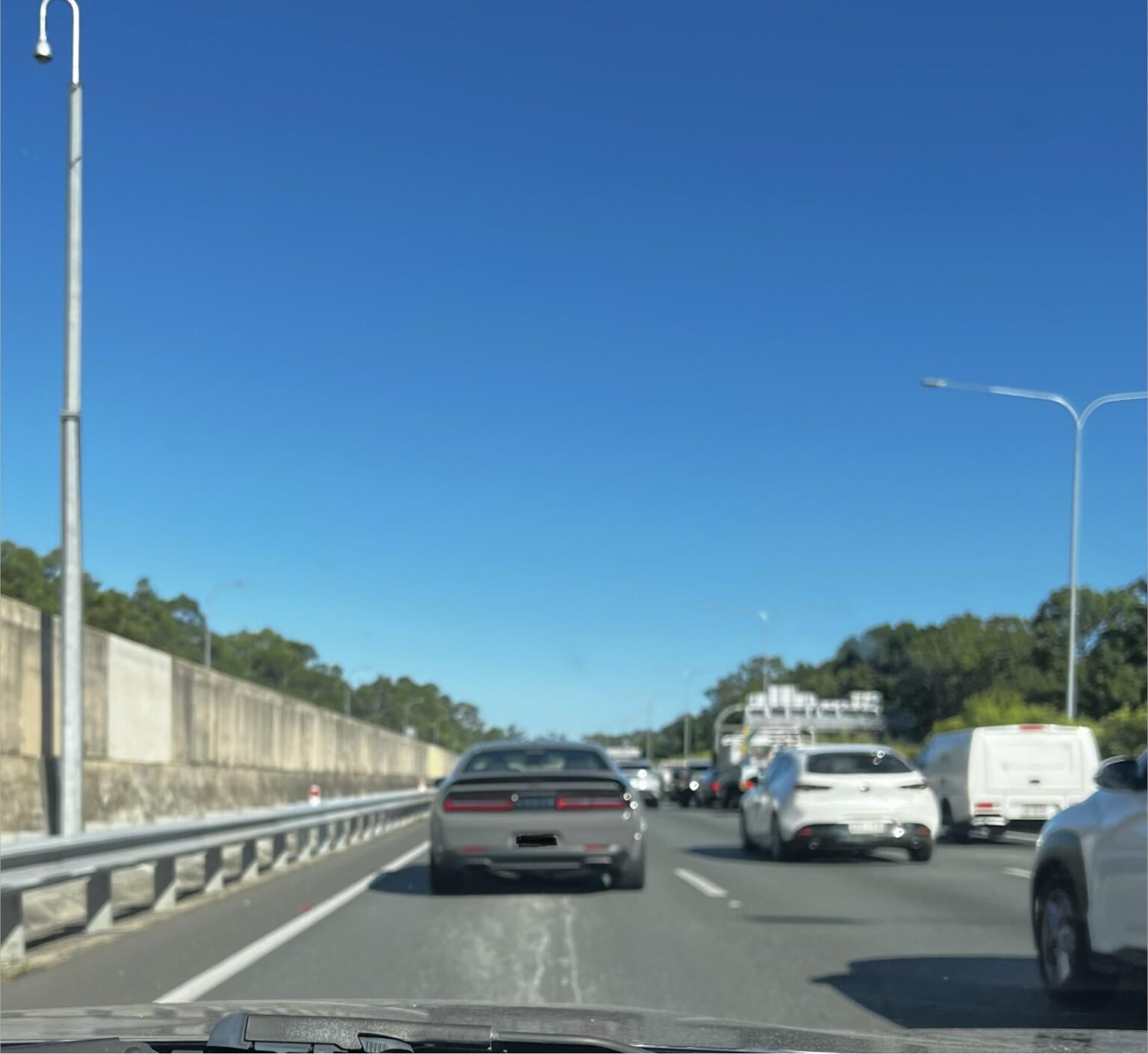 Shout out to the guy in the Grey Dodge Challenger this arvo!