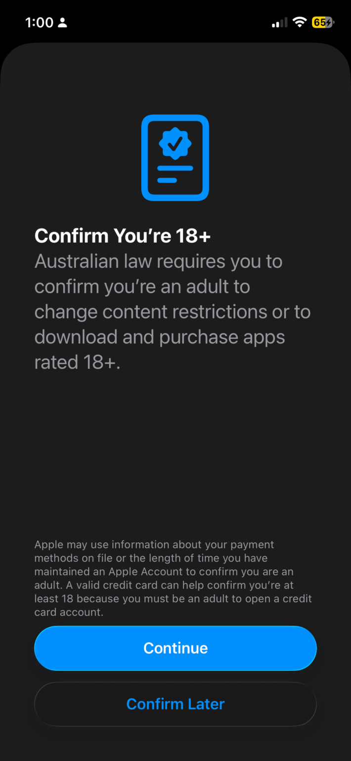 Don’t update your iPhone or face content restrictions