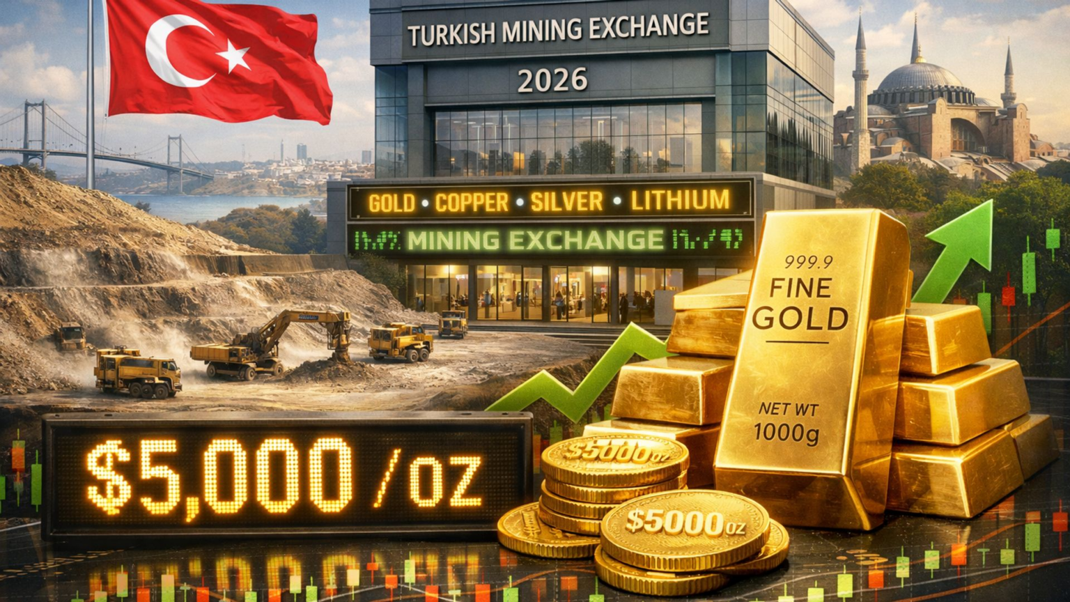 Türkiye to establish new mining exchange in 2026 to boost financing and price transparency as $5,000/oz gold becomes ‘new normal’