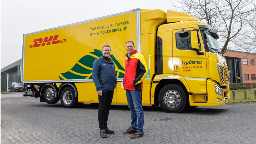 dhl freight hydrogen netherlands