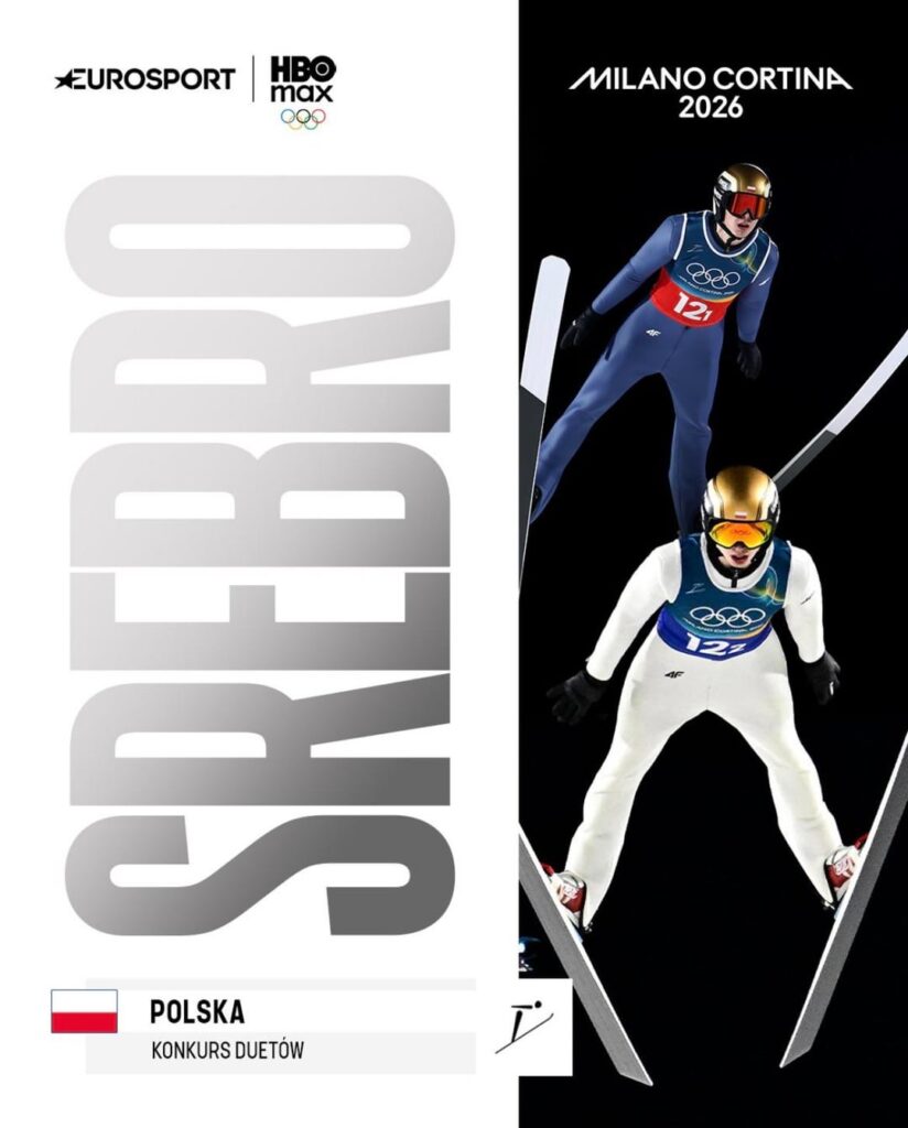 Pawel Wasek and Kacper Tomasiak win silver medal in Ski Jumping Men's Super Team!