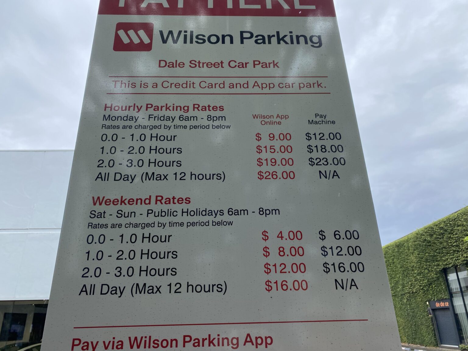 Parking is cheaper, but only if you download their shitty app.