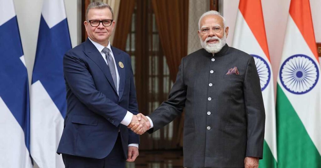 Finland aims to double trade with India, PM Orpo says
