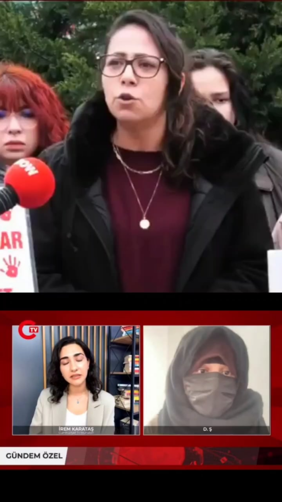 Mv. Kadıgil: "Children are being raped, Recep Tayyip Erdoğan, what are you doing for the children?" [Kuran’a Hizmet Vakfı]