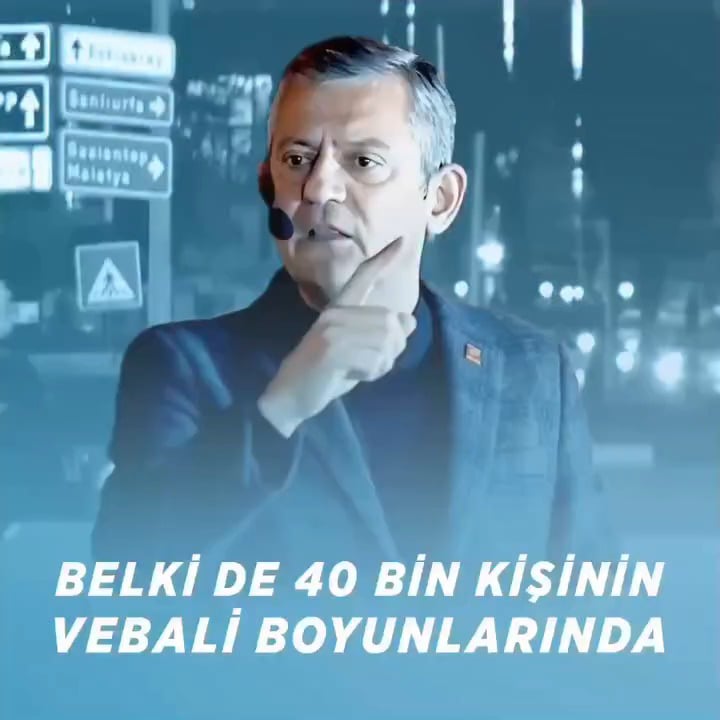 Özgür Özel: "How will those who caused the army, which saved 10,600 people in the 99 earthquake, to save only 367 people this time, be held accountable for this?"