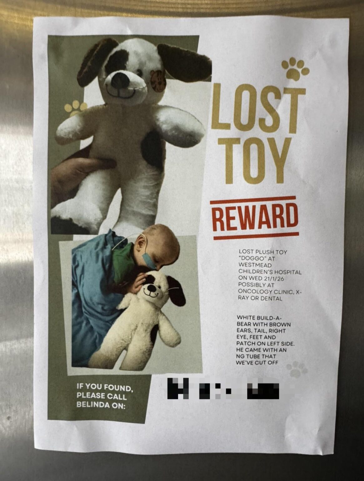 Seen in the car park elevator of Westmead Children’s Hospital 🥺