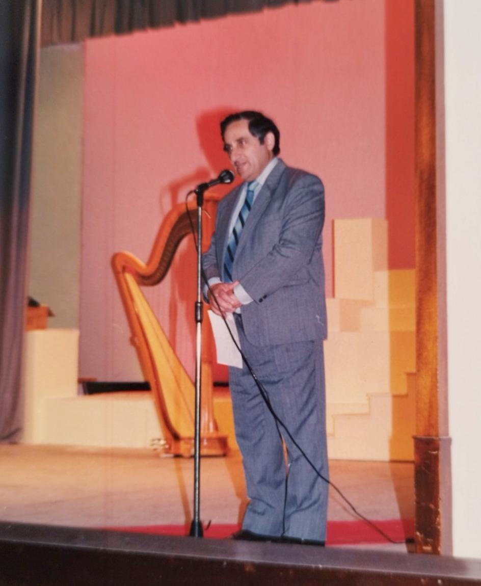 Mro Joseph Vella was appointed school principal in 1987.