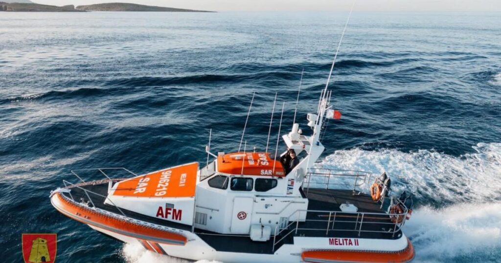 Man and dog rescued after boat runs aground