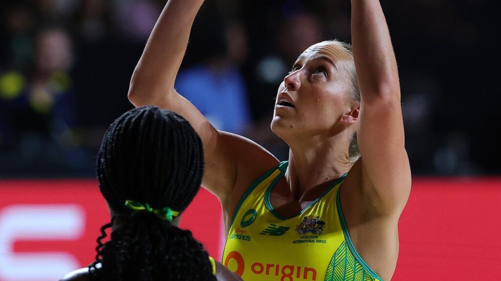 Australia Diamonds vs Jamaica Sunshine Girls, live blog, match report, Perth, latest news, teams, starting seven, what time does game two start Australia Diamonds vs Jamaica Sunshine Girls, live blog, match report, Perth, latest news, teams, starting seven, what time does game two start