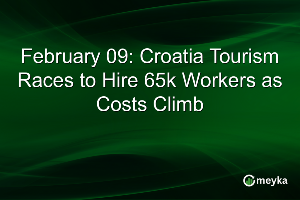 February 09: Croatia Tourism Races to Hire 65k Workers as Costs Climb