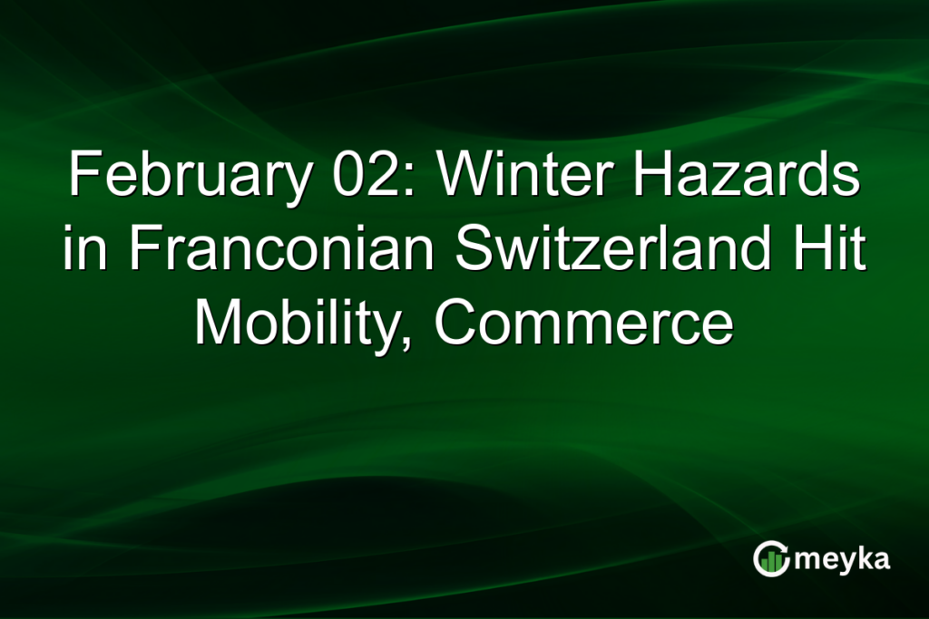 February 02: Winter Hazards in Franconian Switzerland Hit Mobility, Commerce