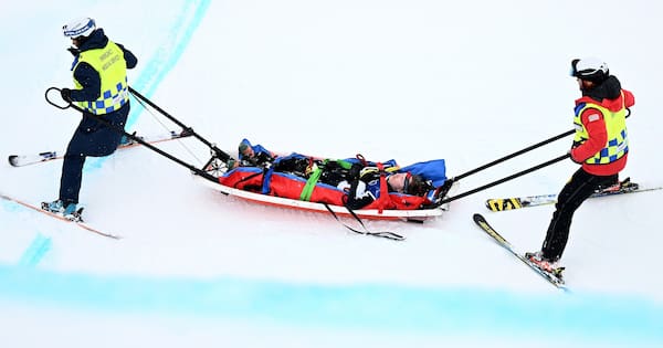 Kiwi freeskier Fin Melville Ives knocked out in Winter Olympics crash