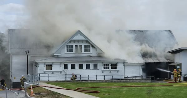 Fire breaks out in gymnasium at Auckland's Northcote College