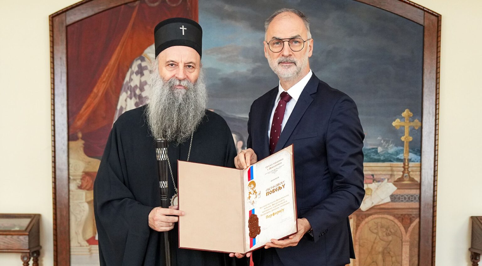 The Deputy Prime Minister of the Republic of North Macedonia visited the Patriarch of Serbia