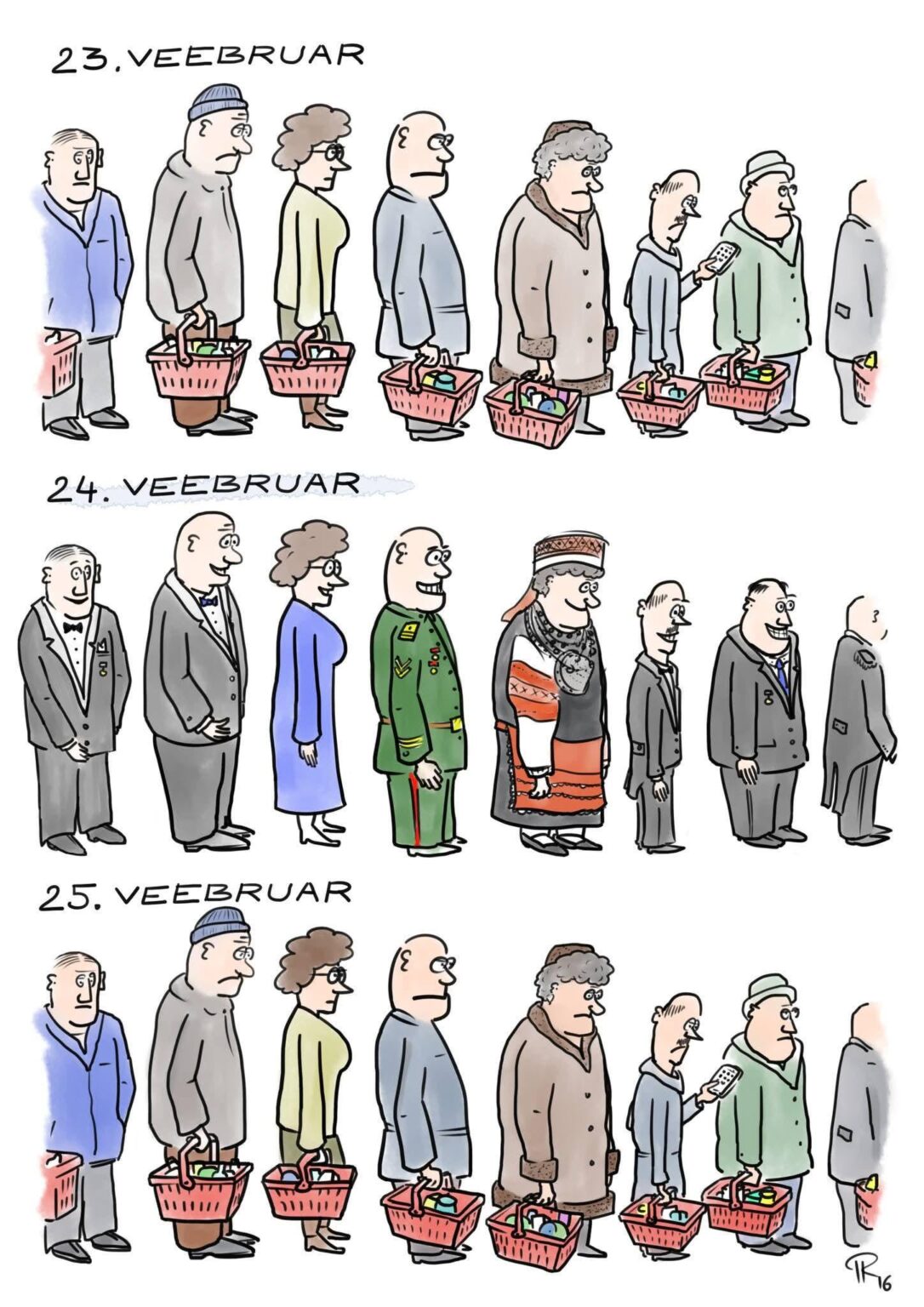 Before and after the anniversary of the Republic
